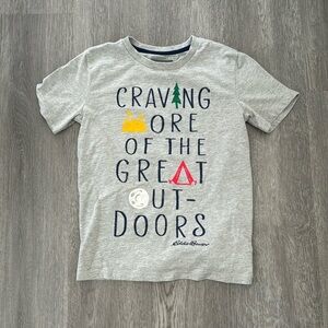 Youth Boys Eddie Bauer Outdoors High Quality T-Shirt Size Medium